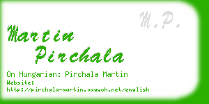 martin pirchala business card